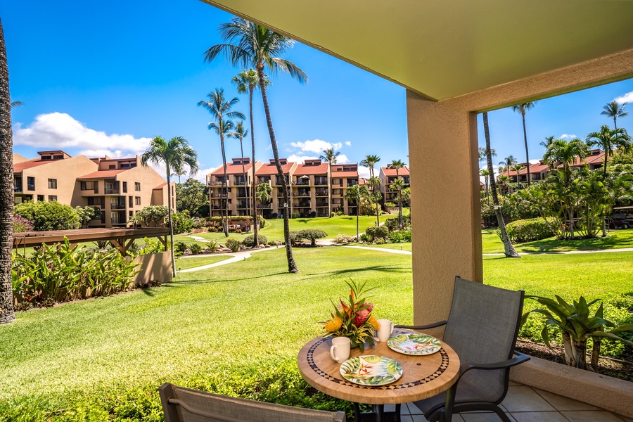 Beautiful scenery from private lanai
