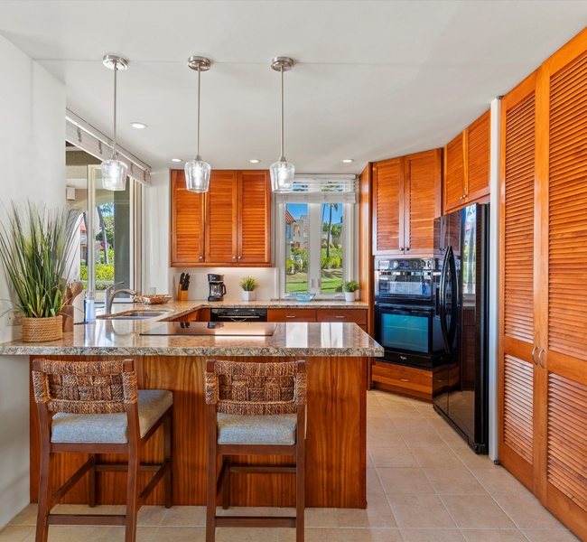 Beautiful kitchen area