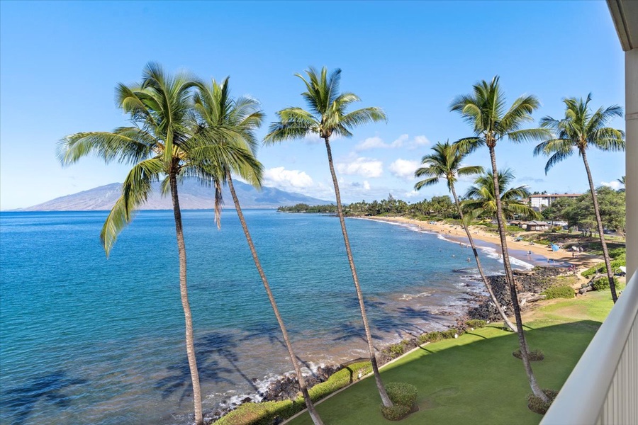 View from the lanai of Kamaole Beach Park I