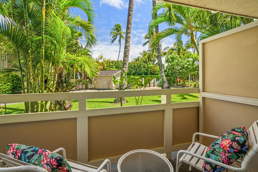 Step outside to your charming and relaxing patio, the perfect spot to enjoy the island breeze and stunning views.