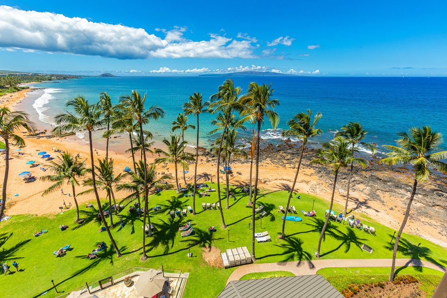 Spectacular view from the top floor of the Mana Kai