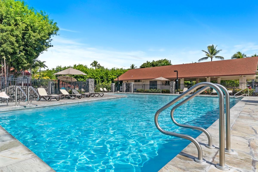 Pool area for guests