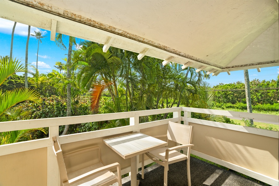 Enjoy the Private Upper Lanai