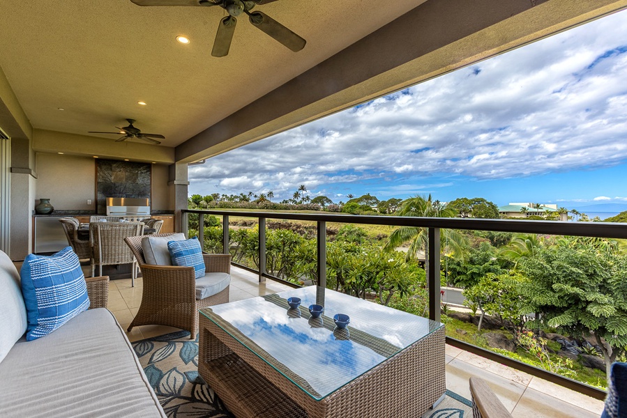 Lounge on the Private Lanai
