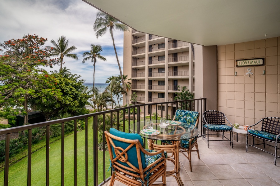 Take in the ocean views from your private lanai!