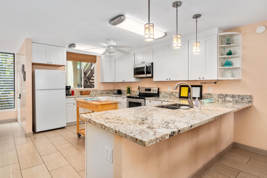 Spacious kitchen