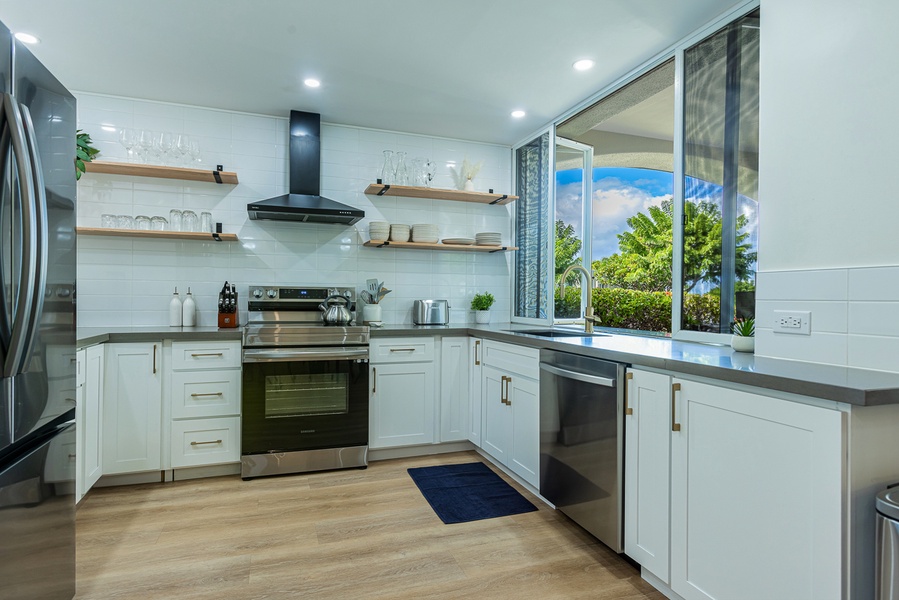 Beautifully remodeled kitchen