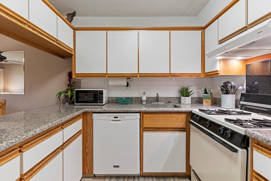 Fully Equipped Spacious Kitchen