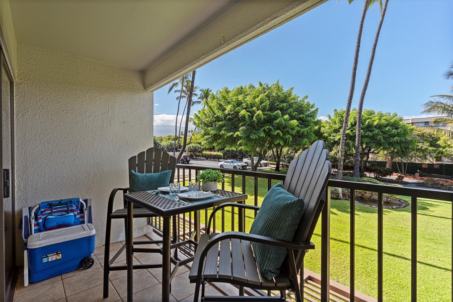 Tall Adirondack-Style Chairs Allow for Better Views