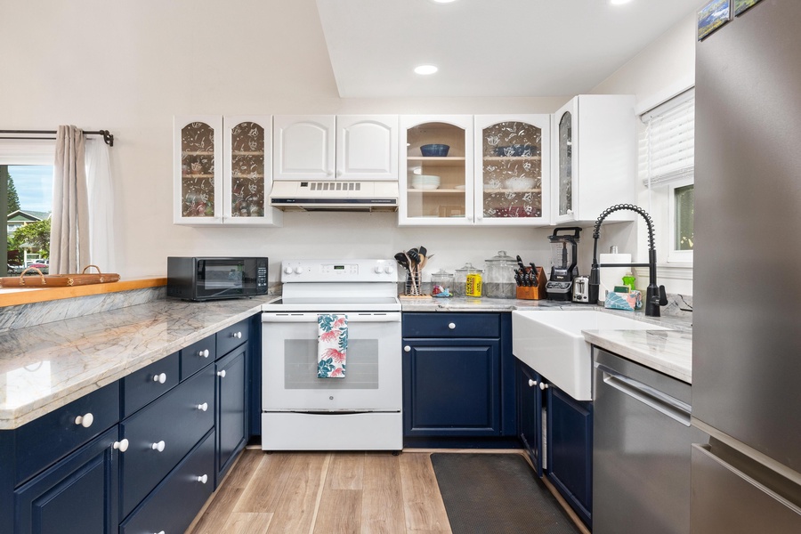 Newly updated kitchen