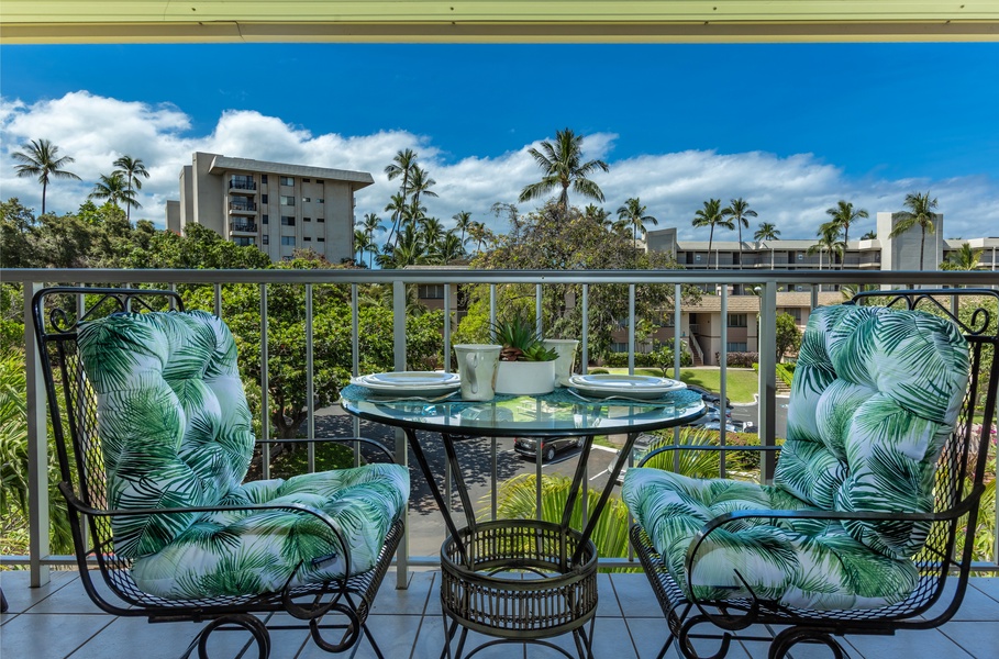 Unwind with a relaxing garden view