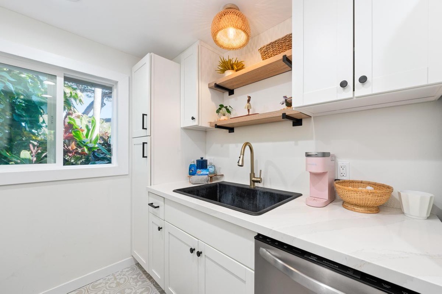 Ample pantry space