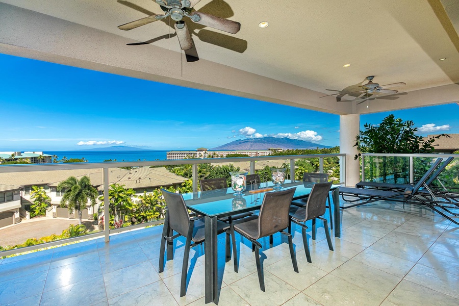 West Maui Mountains and Pacific Ocean Views