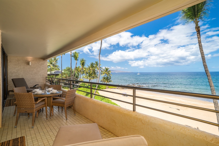 Expansive private lanai.