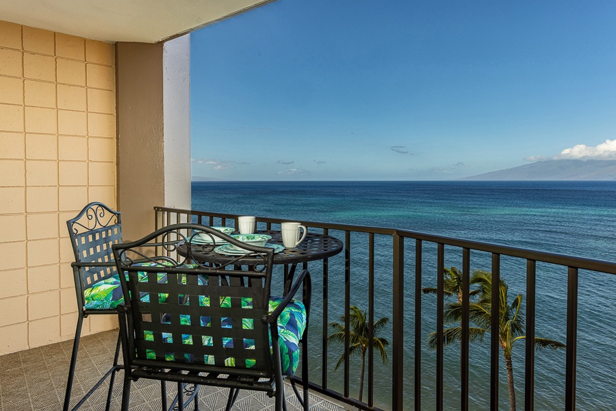 Ocean view from the lanai