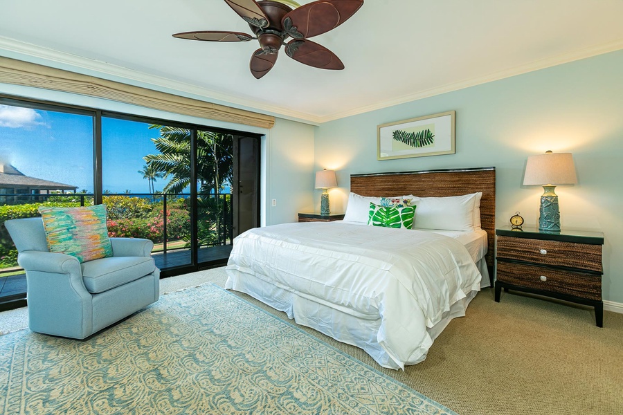 Primary Bedroom with King Bed and Luxurious Linens