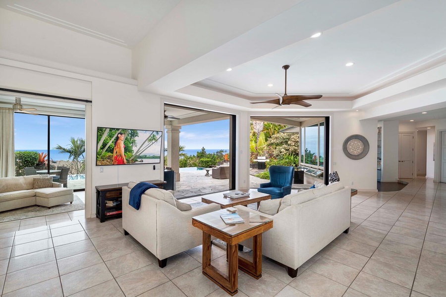 Blue Hawaii is a thirty two hundred square ft. property providing a great experience for family and friends.
