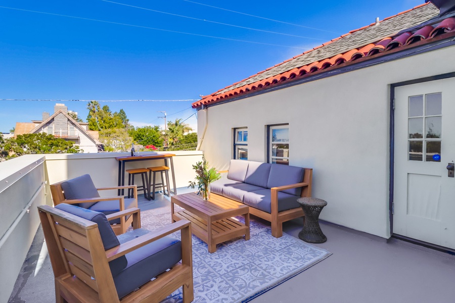 Enjoy indoor-outdoor living on one of several patios.