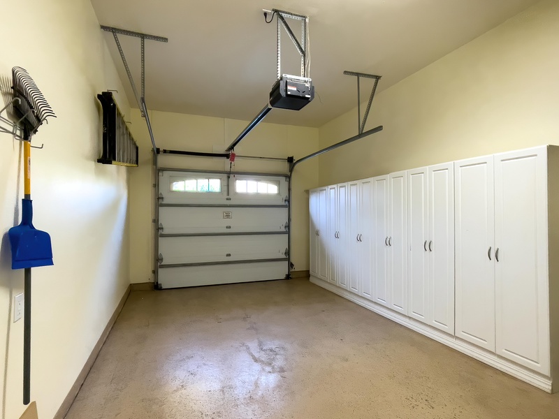 Private Garage Connected to Laundry Room