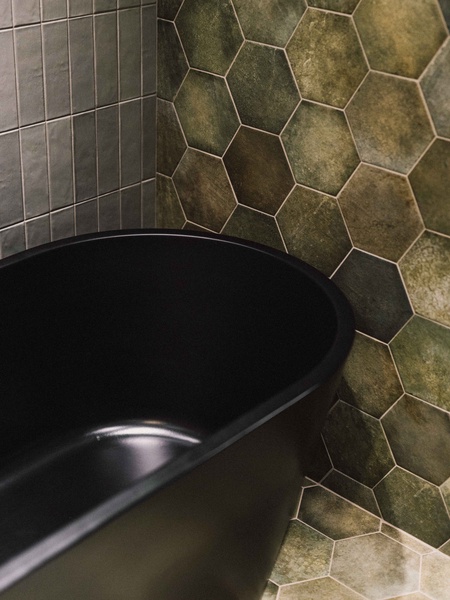 Unwind in the deep soaking tub after a day spent hiking, skiing, or exploring.