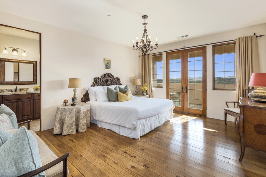 Guest Bedroom with King Bed