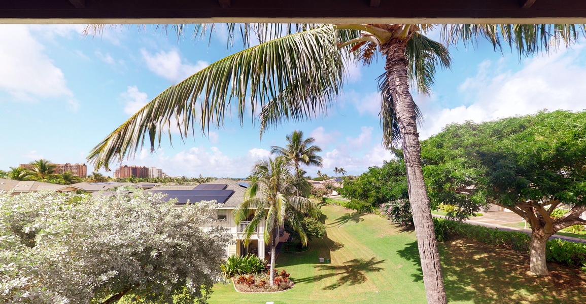 The panoramic view from your lanai.