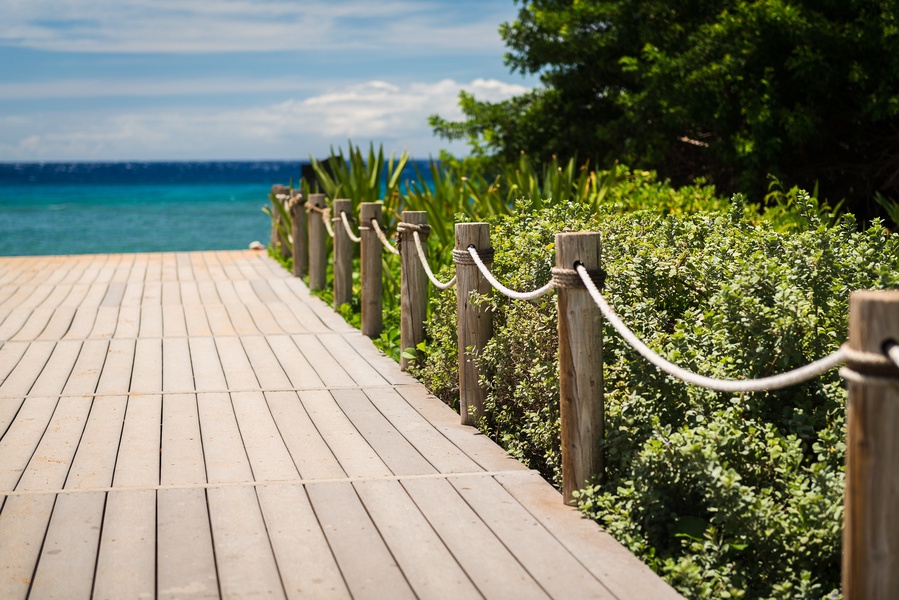 Take a peaceful stroll along the boardwalk by Honua Kai Konea 204 and reconnect with island beauty.