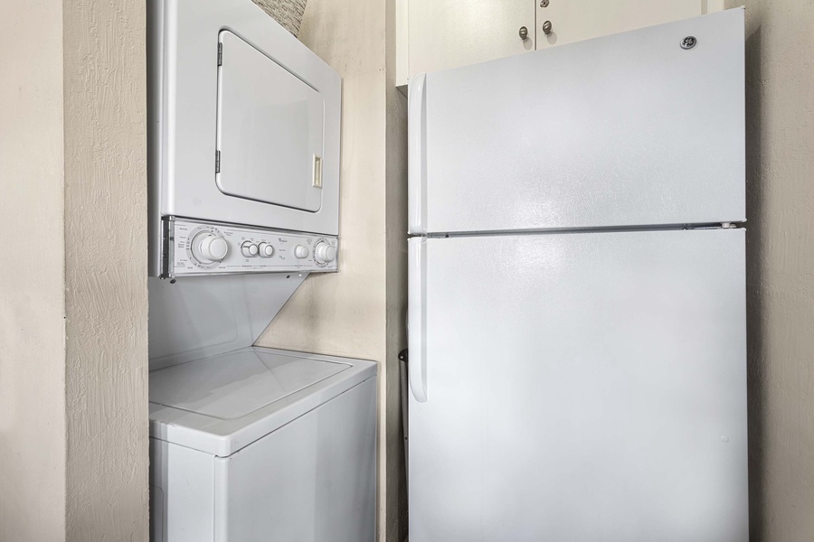 Convenient and efficient kitchen & laundry spaces