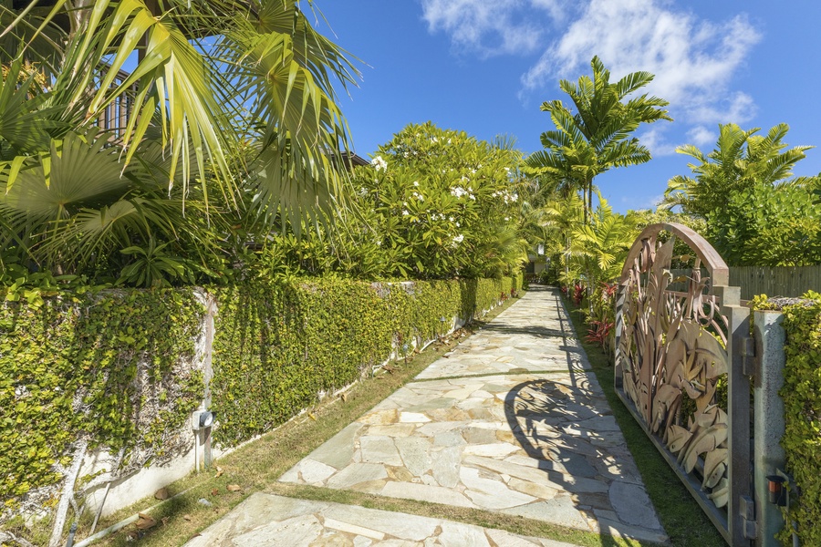 Make your way up the private, gated driveway for lots of fun at Mokulua Sunrise