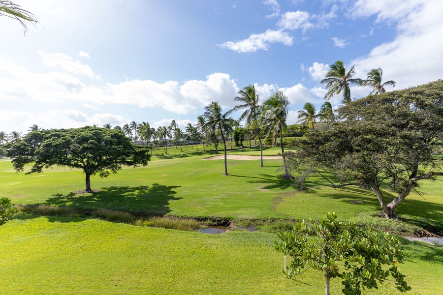 Glorious days on the golf course.