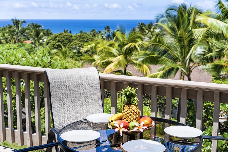 Nothing better than a wonderful home cooked meal with a view!