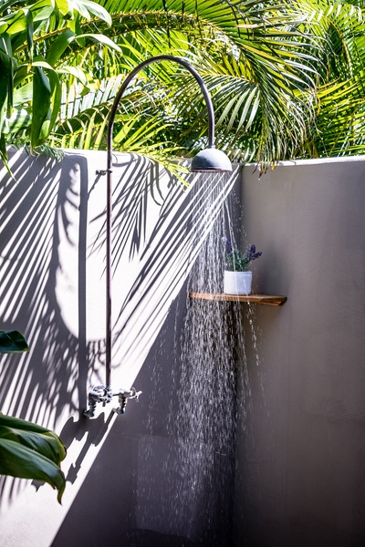 Second outdoor shower