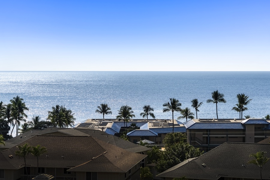 Zoomed view from the upstairs Lanai