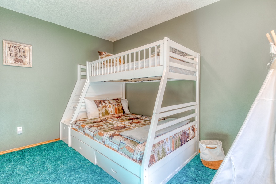 Bunk beds are ideal for little ones