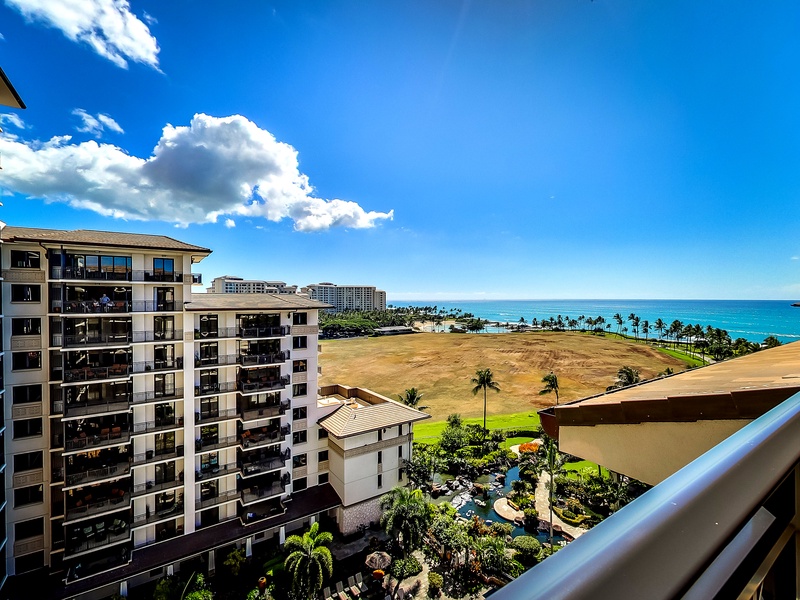 Expansive island views on your vacation.