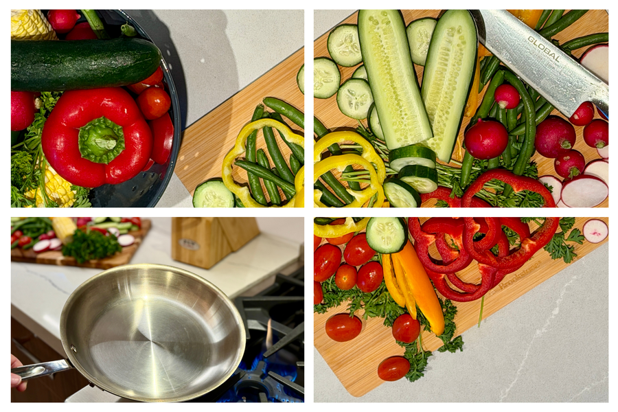 Prepare fresh, vibrant meals in your fully-equipped kitchen with quality cookware and prep space for culinary adventures.