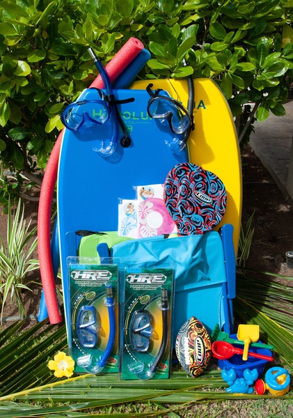 This villa includes beach essentials like boogie boards, chairs, and towels—everything you need for a perfect beach day.