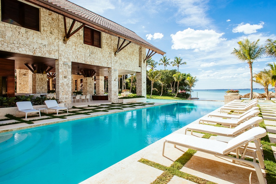 Enjoy a dip in the Pool at Punta Minitas, your home away from home in Casa de Campo.