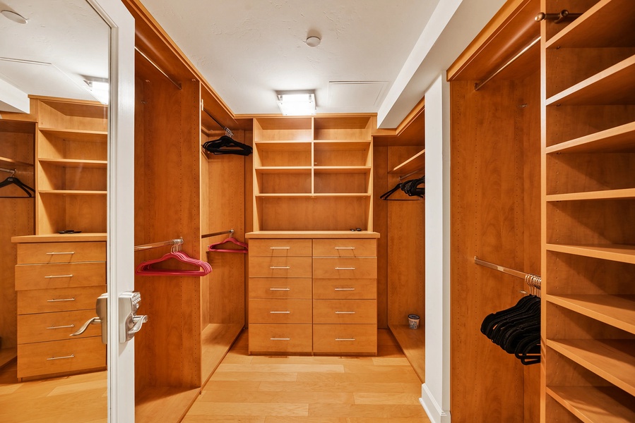 Large walk - in closet