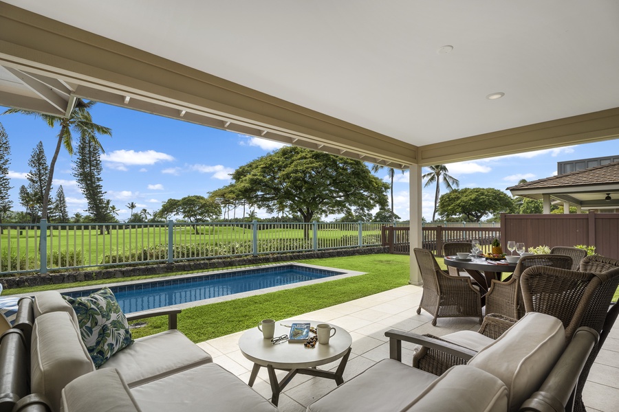 Private pool where you'll be able to relax in privacy