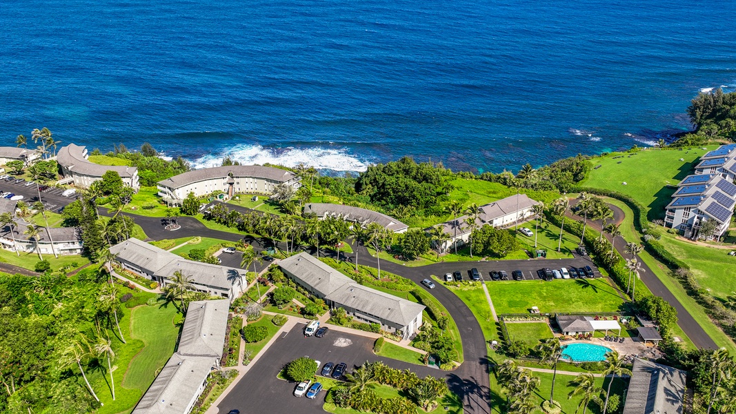 Oceanfront community.