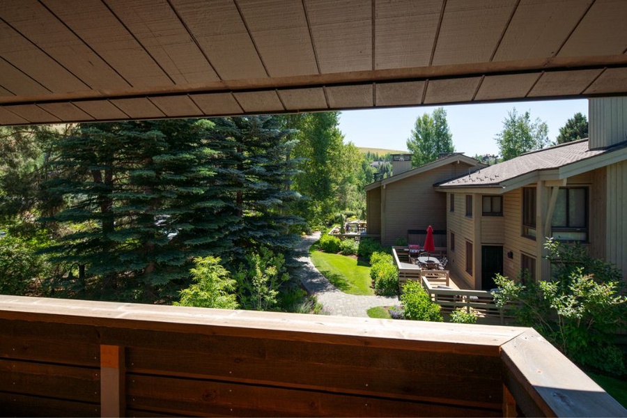 Your private patio has the best view!