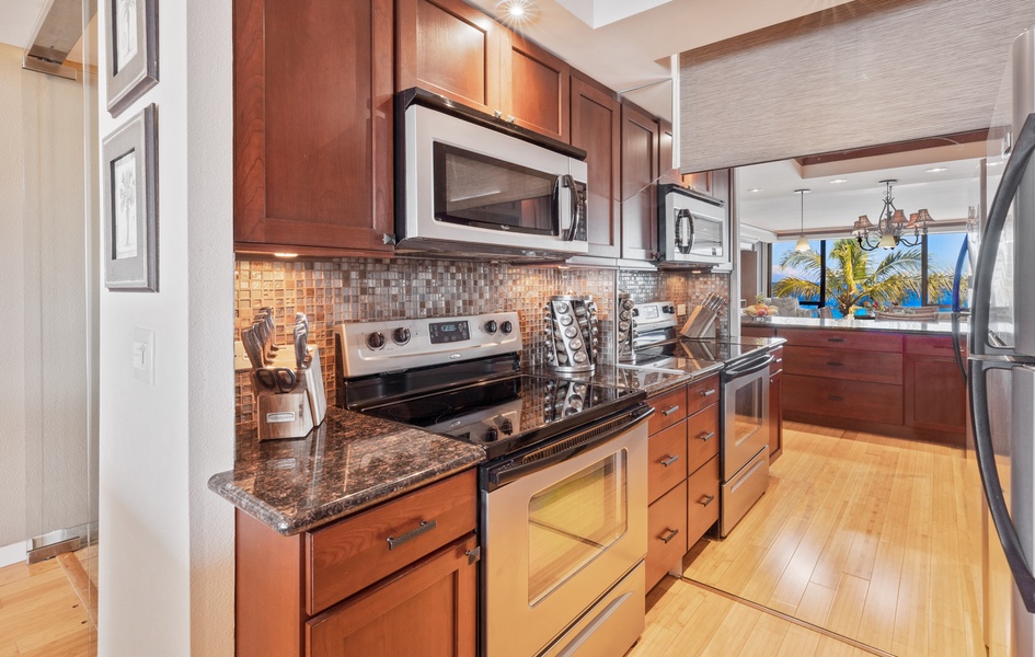 Stainless steel appliances in the home