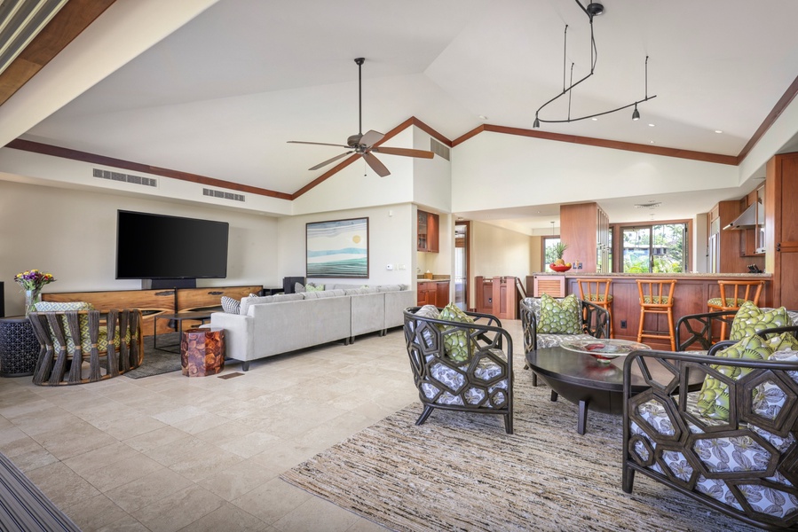 View into the interior toward the kitchen.