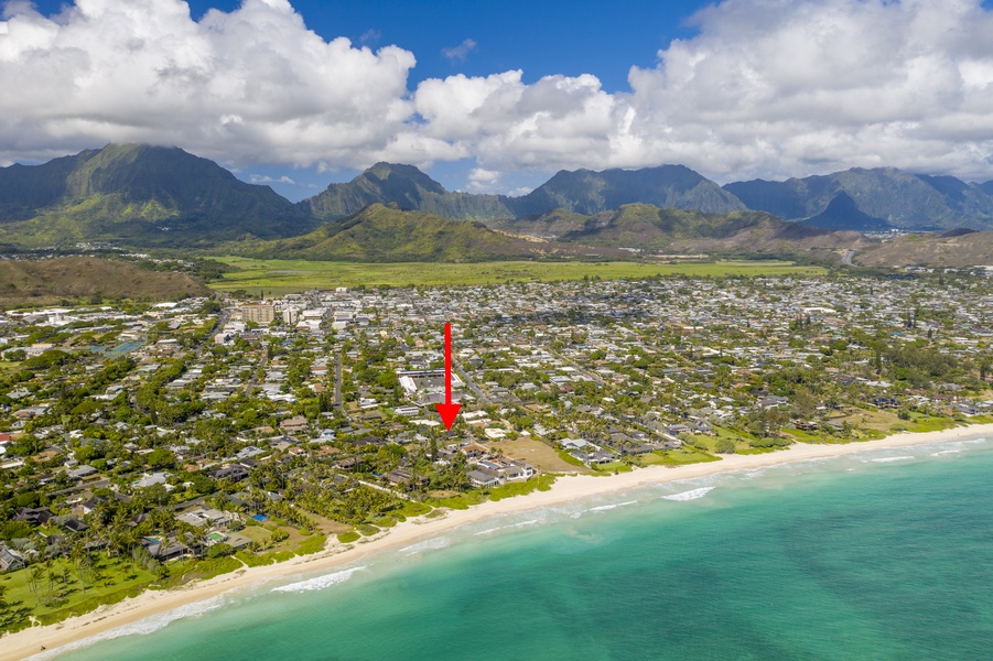 Property is just steps away from Kailua Beach