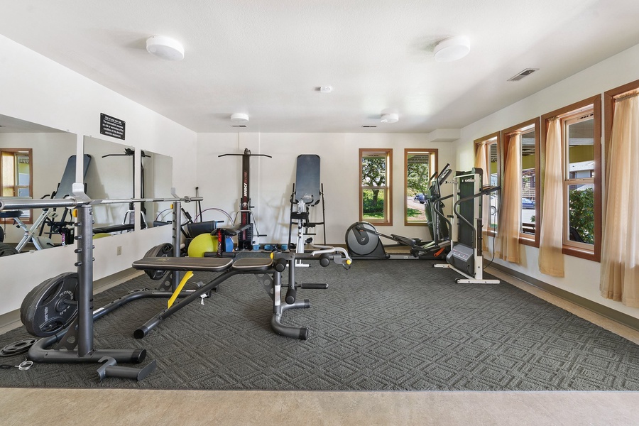 Condo fitness goals: fully equipped gym