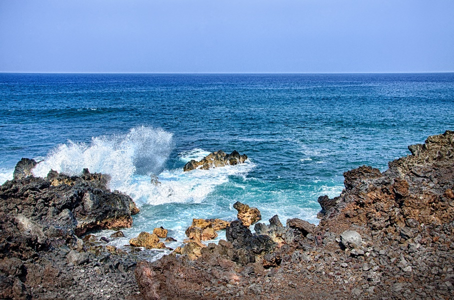 Oceans edge at Kanaloa