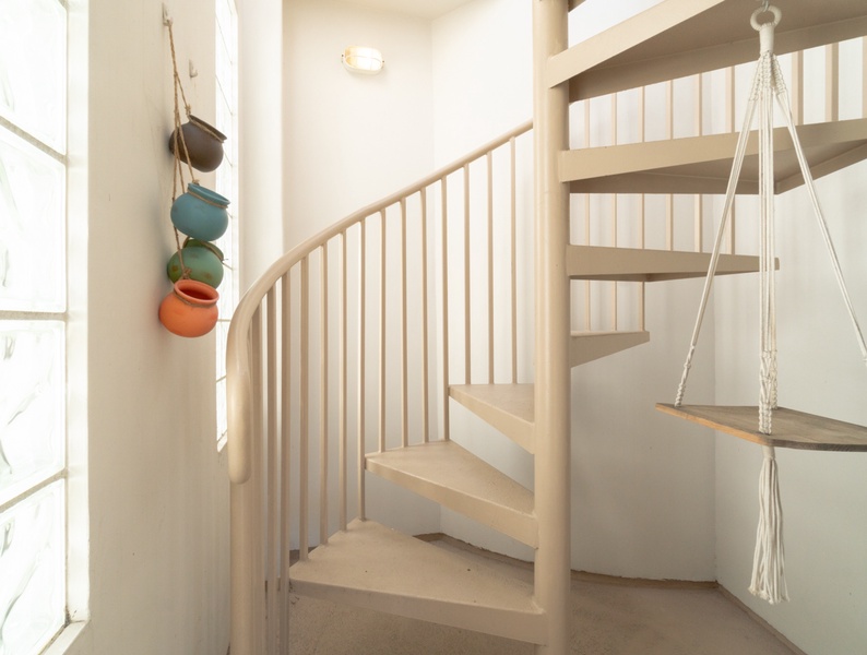 Spiral stairs that leads to paradise