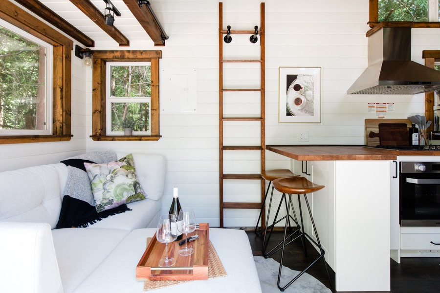 Loft stairs for an elevated retreat