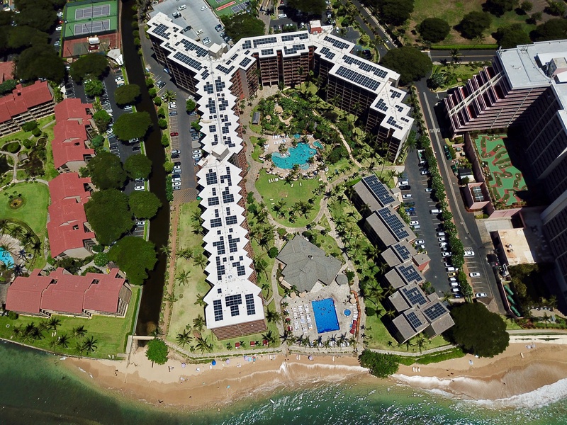 Kaanapali Shores 544 Aerial view